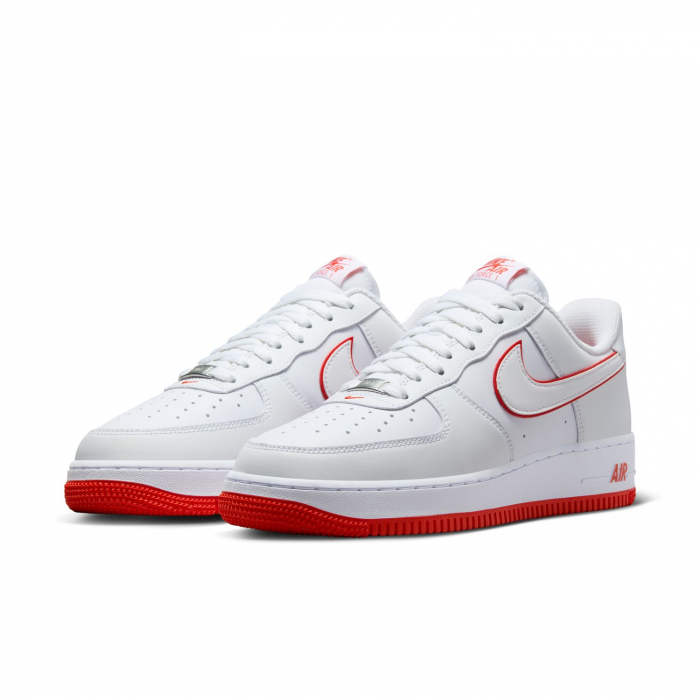 SNEAKERS BARBATI Pantofi sport Nike Air Force 1 '07 White Picante Red - sneakerit.ro [2]