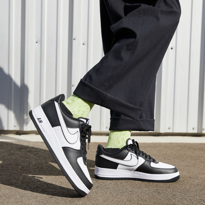 SNEAKERS BARBATI Pantofi sport Nike Air Force 1 '07 White Swoosh Panda - sneakerit.ro [10]