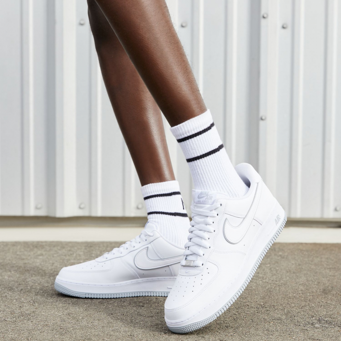 SNEAKERS BARBATI Pantofi sport Nike Air Force 1 '07 White Wolf Grey Sole - sneakerit.ro [7]