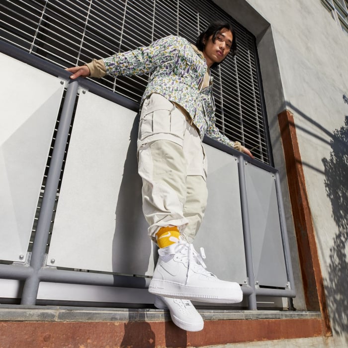 Nike Pantofi sport Nike Air Force 1 Mid '07 Le White - sneakerit.ro [9]