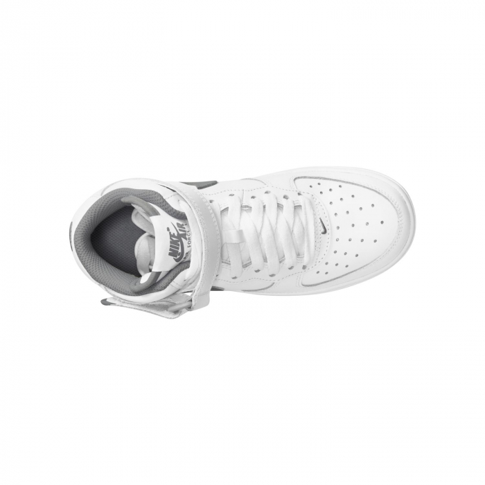 SNEAKERS COPII Pantofi sport Nike Air Force 1 Mid Le Bg White Wolf Grey - sneakerit.ro [7]