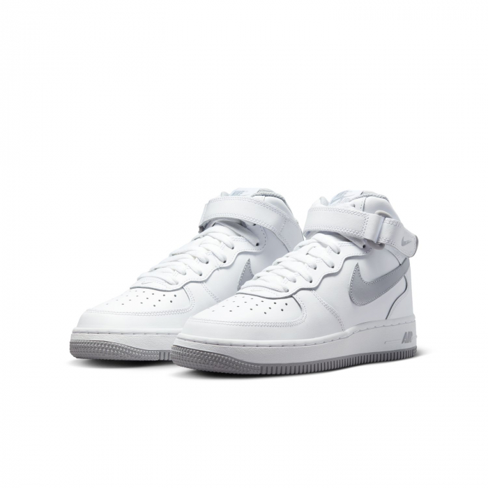 SNEAKERS COPII Pantofi sport Nike Air Force 1 Mid Le Bg White Wolf Grey - sneakerit.ro [2]