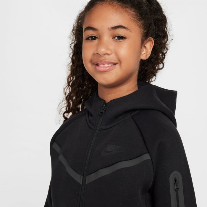 BRANDURI Bluza cu fermoar Nike G Nsw Tech Fleece Hd Fz Ls - Pd - sneakerit.ro [4]