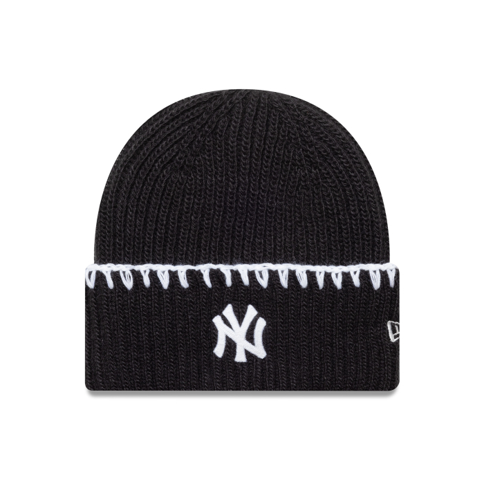IMBRACAMINTE Caciula New Era Wmns Chunky Topstitch Beanie New York Yankees  Blk - sneakerit.ro [3]