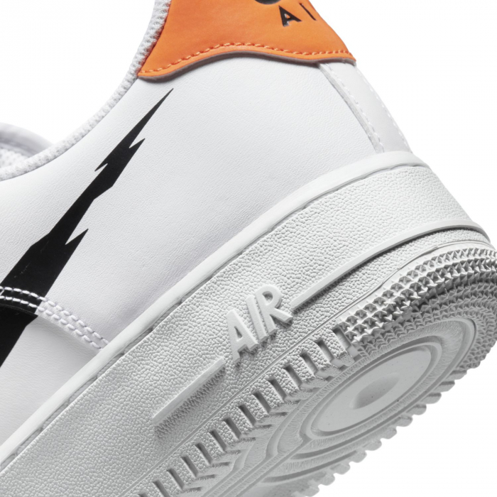 SNEAKERS BARBATI Pantofi sport Nike Air Force 1 07 Glitch Swoosh White Orange - sneakerit.ro [5]