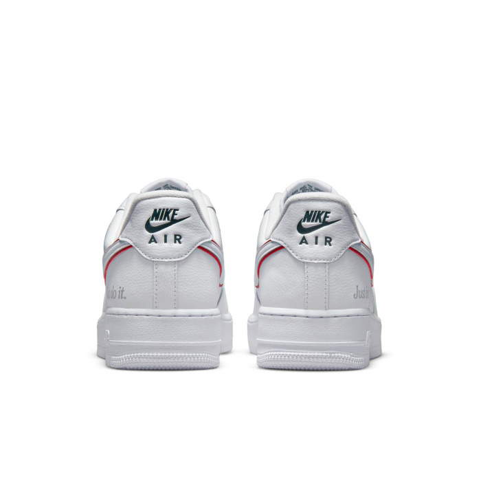 Nike Pantofi sport Nike Air Force 1 Ilg Just Do It White Noble Green Metallic Silver University Red - sneakerit.ro [3]