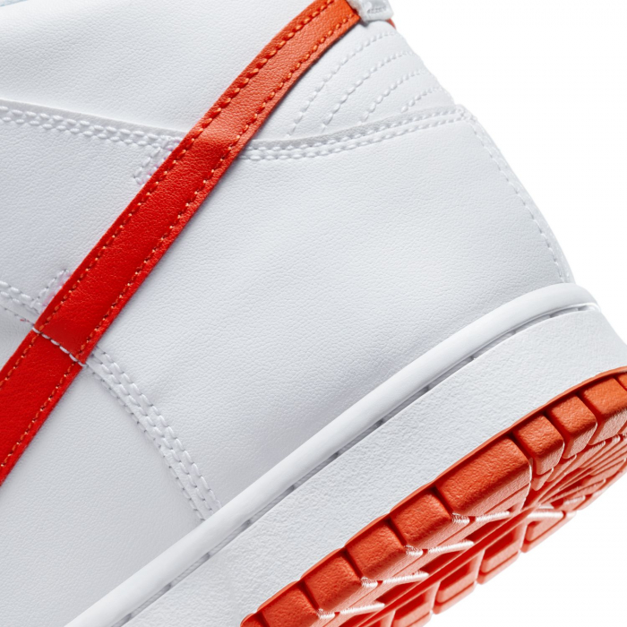 SNEAKERS BARBATI Pantofi sport Nike Dunk Hi Retro White Picante Red - sneakerit.ro [4]