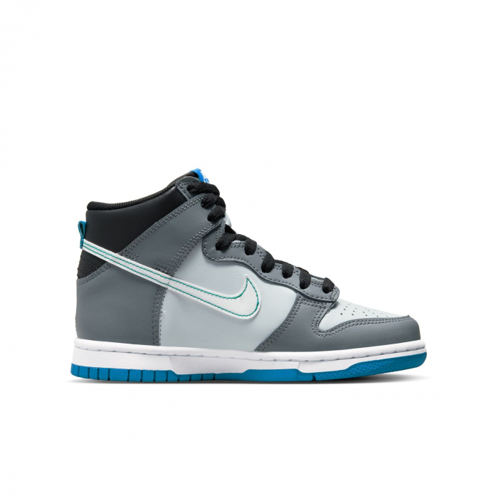 SNEAKERS COPII Pantofi sport Nike Dunk High Bg Cool Grey Photo Blue - sneakerit.ro [10]