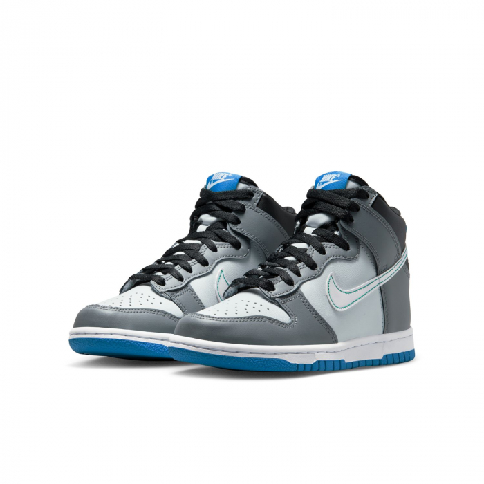 SNEAKERS COPII Pantofi sport Nike Dunk High Bg Cool Grey Photo Blue - sneakerit.ro [2]