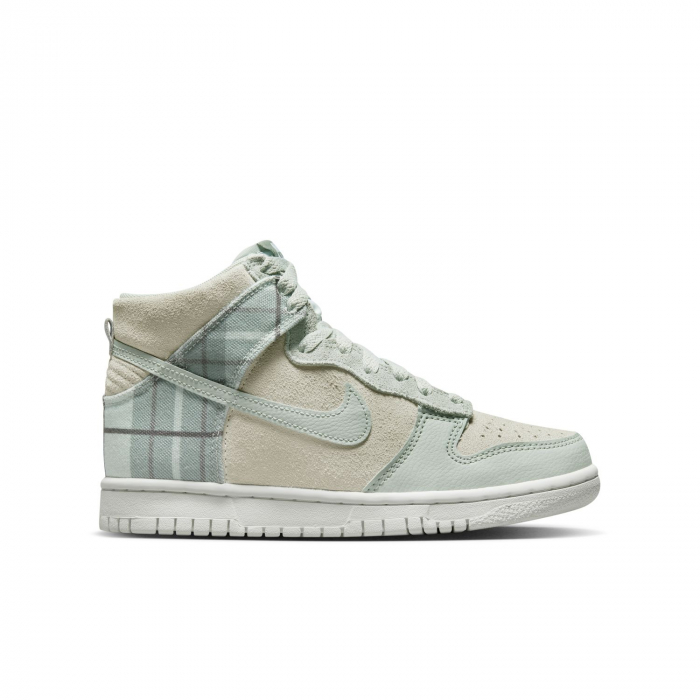 SNEAKERS COPII Pantofi sport Nike Dunk High Se Bg Tartan Plaid White Light Green - sneakerit.ro [9]