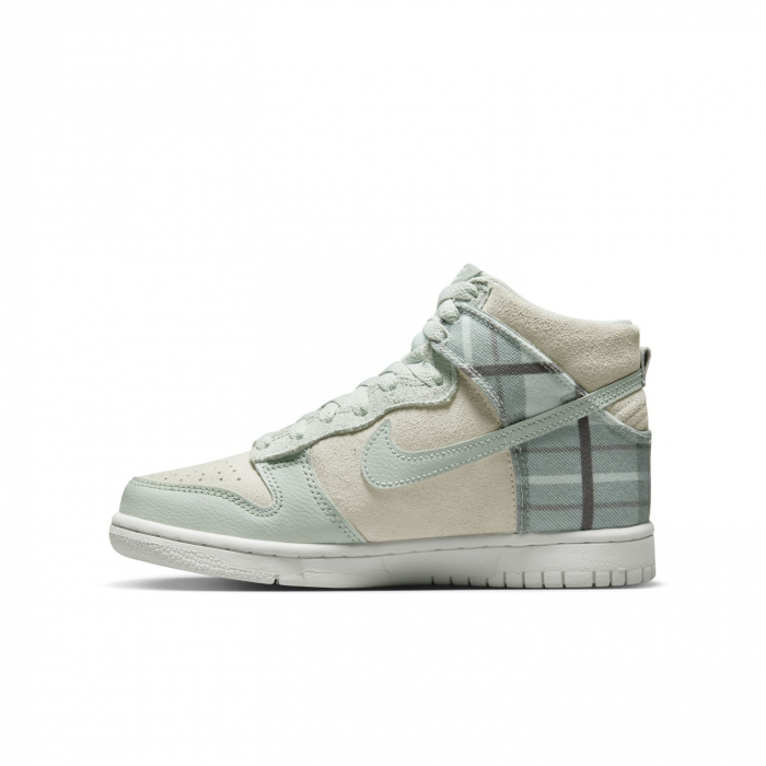 SNEAKERS COPII Pantofi sport Nike Dunk High Se Bg Tartan Plaid White Light Green - sneakerit.ro [10]