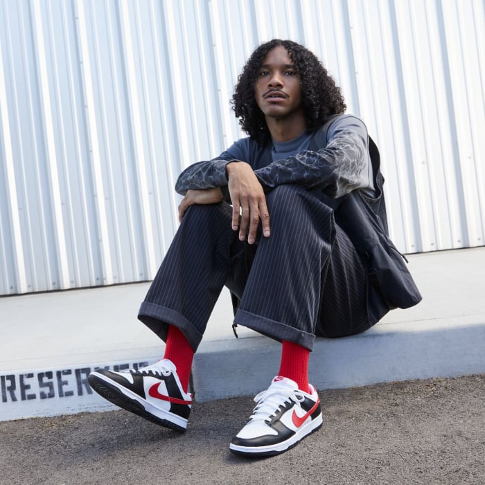 Nike Dunk Pantofi sport Nike Dunk Low Retro Sc Red Swoosh Panda - sneakerit.ro [5]