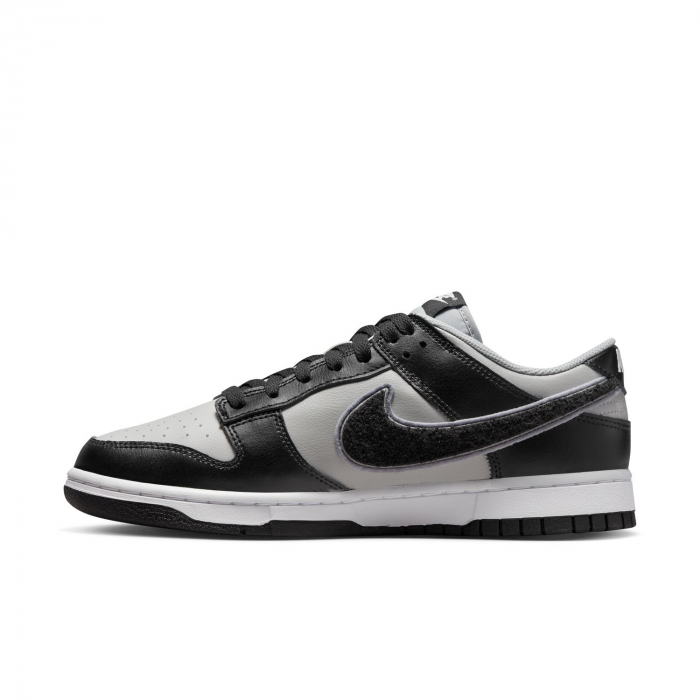 SNEAKERS BARBATI Pantofi sport Nike Dunk Low Retro University Chenille Swoosh Black Grey - sneakerit.ro [10]