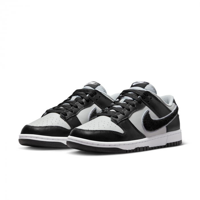 SNEAKERS BARBATI Pantofi sport Nike Dunk Low Retro University Chenille Swoosh Black Grey - sneakerit.ro [2]