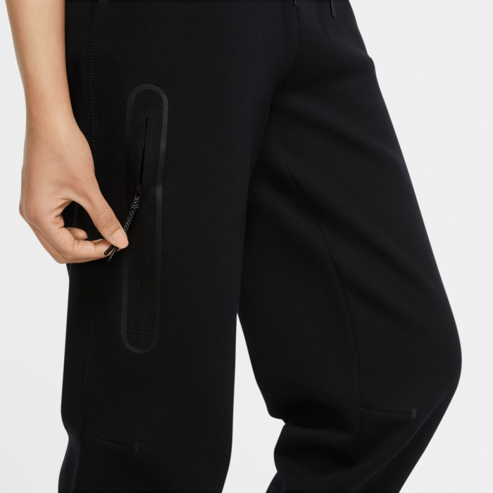 Haine Sport Dama Pantaloni Nike W Nsw Tech Fleece Essntl Hr Pants Black/Black - sneakerit.ro [5]