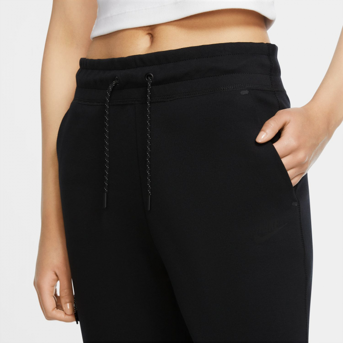 Haine Sport Dama Pantaloni Nike W Nsw Tech Fleece Essntl Hr Pants Black/Black - sneakerit.ro [4]