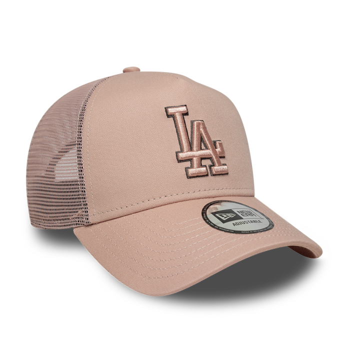 New Era Sapca New Era  MLB Outline LA Dodgers  9FORTY E-Frame Trucker Adjustable Cap Pastel Pink - sneakerit.ro [6]
