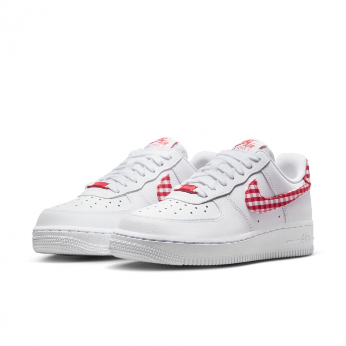 Nike Pantofi sport Nike Wmns Air Force 1 '07 Ess Trend White Mystic Red Gingham - sneakerit.ro [2]