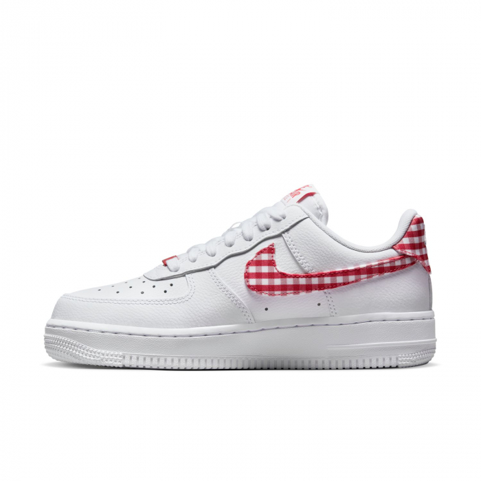 Nike Pantofi sport Nike Wmns Air Force 1 '07 Ess Trend White Mystic Red Gingham - sneakerit.ro [12]