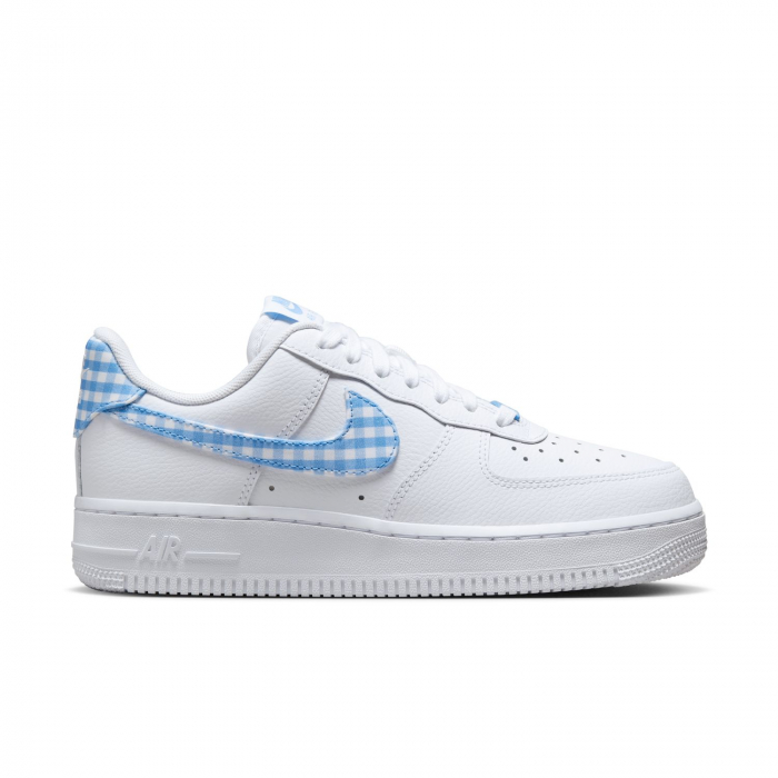 SNEAKERS DAMA Pantofi sport Nike Wmns Air Force 1 '07 Ess Trend White University Blue Gingham - sneakerit.ro [10]