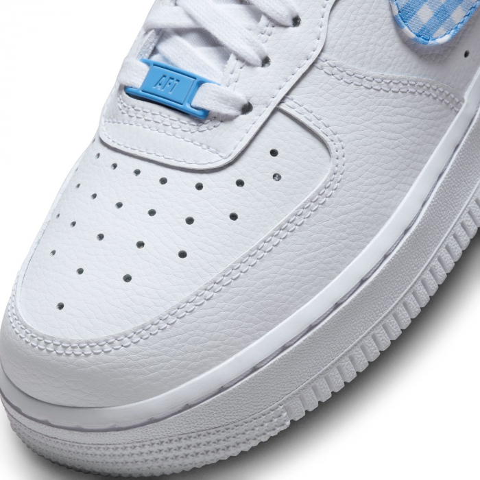 SNEAKERS DAMA Pantofi sport Nike Wmns Air Force 1 '07 Ess Trend White University Blue Gingham - sneakerit.ro [3]