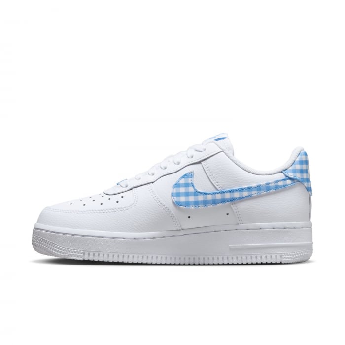 SNEAKERS DAMA Pantofi sport Nike Wmns Air Force 1 '07 Ess Trend White University Blue Gingham - sneakerit.ro [11]
