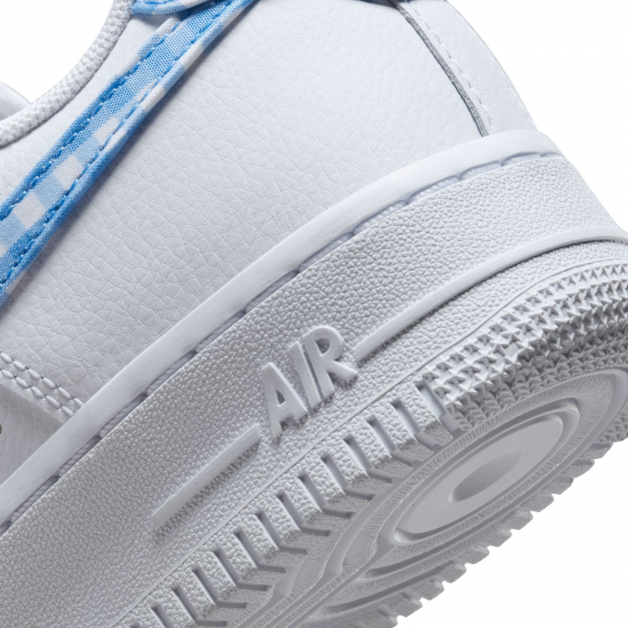 SNEAKERS DAMA Pantofi sport Nike Wmns Air Force 1 '07 Ess Trend White University Blue Gingham - sneakerit.ro [4]