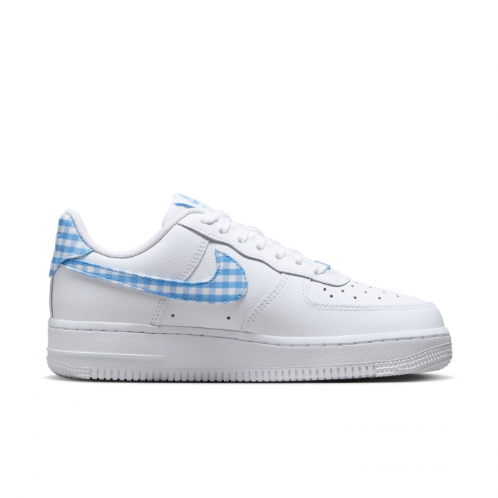 SNEAKERS DAMA Pantofi sport Nike Wmns Air Force 1 '07 Ess Trend White University Blue Gingham - sneakerit.ro [12]