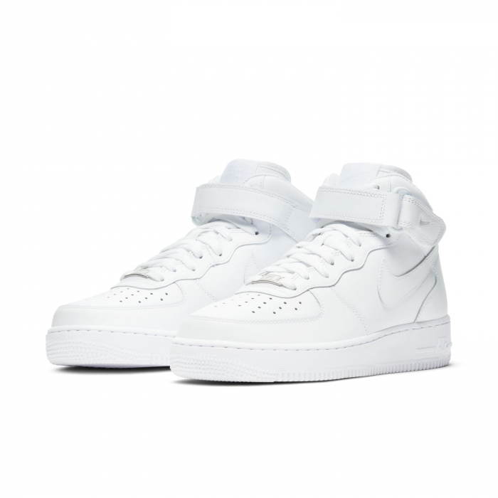 SNEAKERS DAMA Pantofi sport Nike Wmns Air Force 1 '07 Mid Rec Triple White - sneakerit.ro [2]