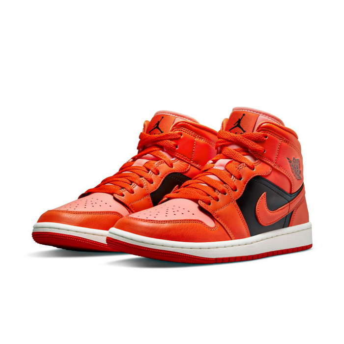 Jordan Pantofi sport Jordan Wmns Air Jordan 1 Mid Se Rush Orange Crimson Bliss - sneakerit.ro [2]