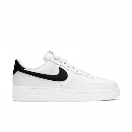 Nike Pantofi sport Nike Air Force 1 '07 White Black Pebbled Leather - sneakerit.ro [7]