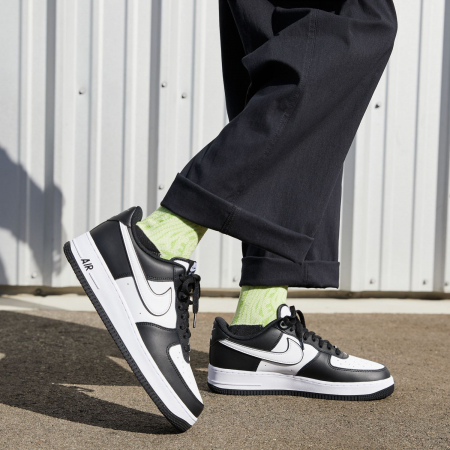 Pantofi sport Pantofi sport Nike Air Force 1 '07 White Swoosh Panda - sneakerit.ro [9]
