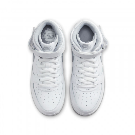 SNEAKERS COPII Pantofi sport Nike Air Force 1 Mid Le Bg White Wolf Grey - sneakerit.ro [5]
