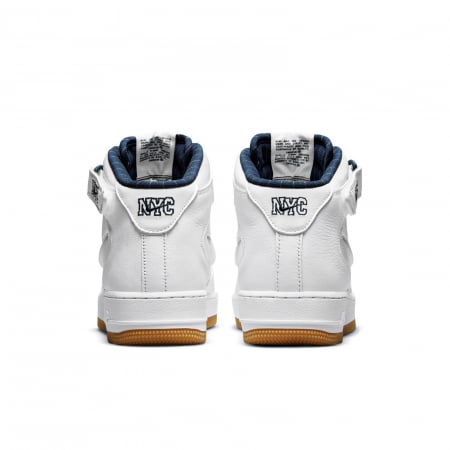 Nike Pantofi sport Nike Air Force 1 Mid Qs Jewel NYC White Midnight Navy - sneakerit.ro [2]