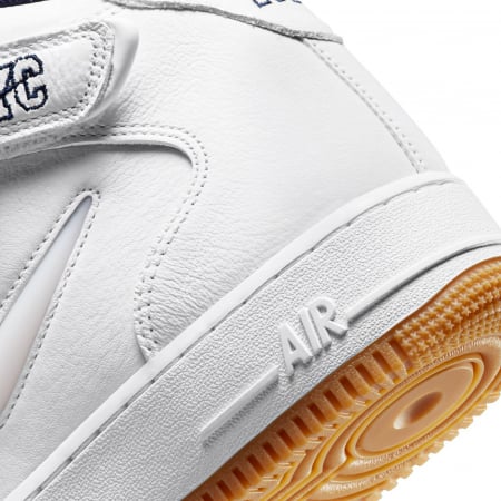 Nike Pantofi sport Nike Air Force 1 Mid Qs Jewel NYC White Midnight Navy - sneakerit.ro [4]