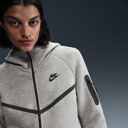 Nike Bluza cu fermoar Nike W Nsw Tch Flc Wr Fz Hdy 2 - sneakerit.ro [2]