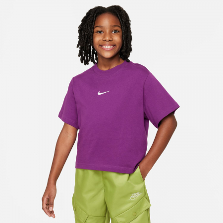 Tricouri copii - Tricou Nike G Nsw Tee Essntl Ss Boxy + sneakerit.ro