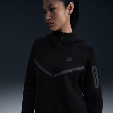 Nike Hanorac Nike W Nsw Tch Flc Wr Fz Hdy 2 - sneakerit.ro [3]