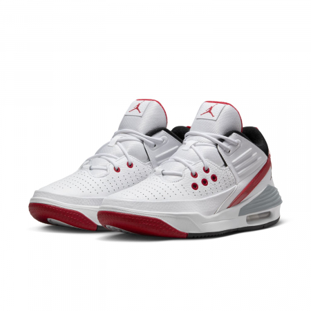 SNEAKERS BARBATI Pantofi sport Jordan Max Aura 5 White Black Varsity Red - sneakerit.ro [1]