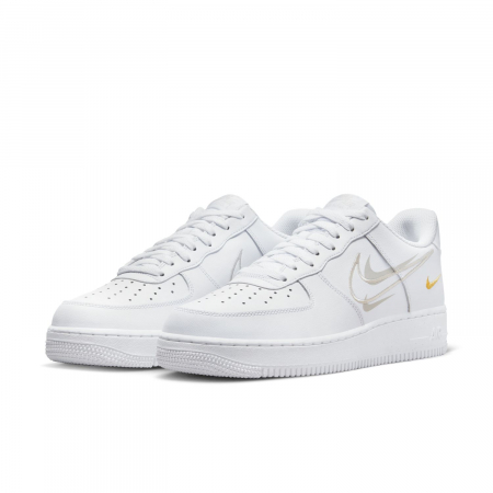 BRANDURI Pantofi sport Nike Air Force 1 '07 Multi-Swoosh White Yellow - sneakerit.ro [1]