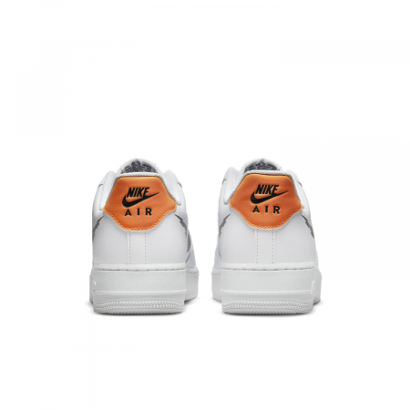 SNEAKERS BARBATI Pantofi sport Nike Air Force 1 07 Glitch Swoosh White Orange - sneakerit.ro [2]