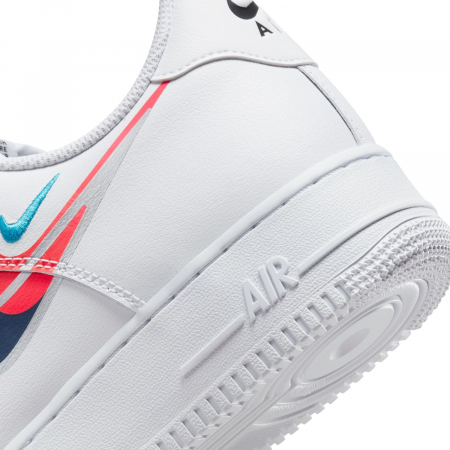 Nike Air Force 1 Pantofi sport Nike Air Force 1 '07 Sd Quadruple Swoosh White Navy Crimson - sneakerit.ro [3]