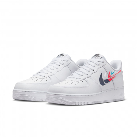 Nike Air Force 1 Pantofi sport Nike Air Force 1 '07 Sd Quadruple Swoosh White Navy Crimson - sneakerit.ro [1]