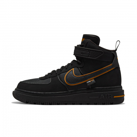 SNEAKERS BARBATI Pantofi sport Nike Air Force 1 Boot Black Gold - sneakerit.ro [0]