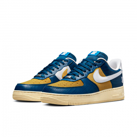 Nike Pantofi sport Nike Air Force 1 Low Sp Undefeated 5 On It Blue Yellow Croc - sneakerit.ro [1]