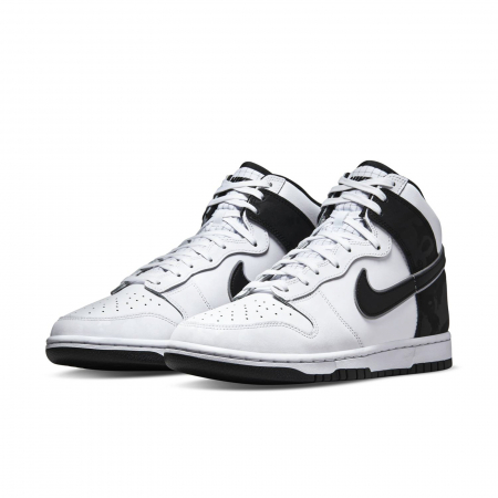 Nike Pantofi sport Nike Dunk Hi Retro Se White Black Camo - sneakerit.ro [1]