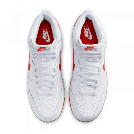 SNEAKERS BARBATI Pantofi sport Nike Dunk Hi Retro White Picante Red - sneakerit.ro [6]