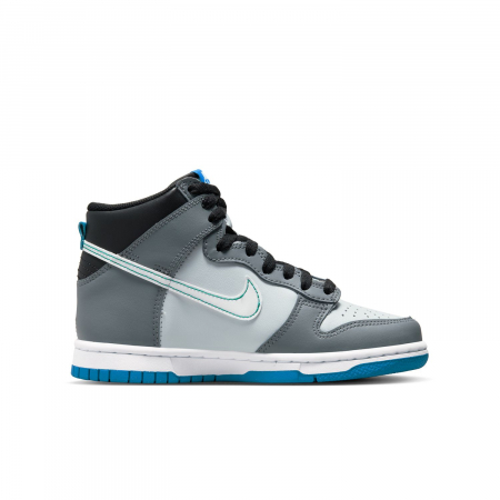 SNEAKERS COPII Pantofi sport Nike Dunk High Bg Cool Grey Photo Blue - sneakerit.ro [9]