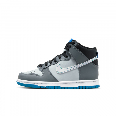 SNEAKERS COPII Pantofi sport Nike Dunk High Bg Cool Grey Photo Blue - sneakerit.ro [0]