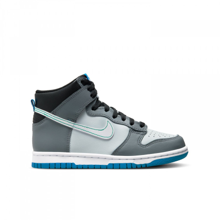 SNEAKERS COPII Pantofi sport Nike Dunk High Bg Cool Grey Photo Blue - sneakerit.ro [7]